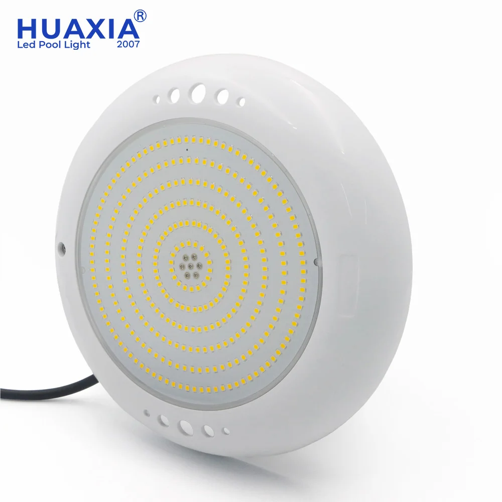 New design PC 18W pool lights wall recessed RGB wifi control IP68 Resin Filled underwater pool led light for swimming pool light