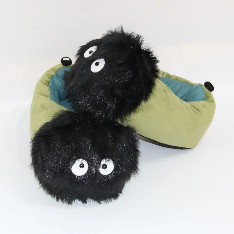 bst Halloween Fairydust plush Winter Warm Cotton Home Plush  Animal Slipper plush toy for Totoro