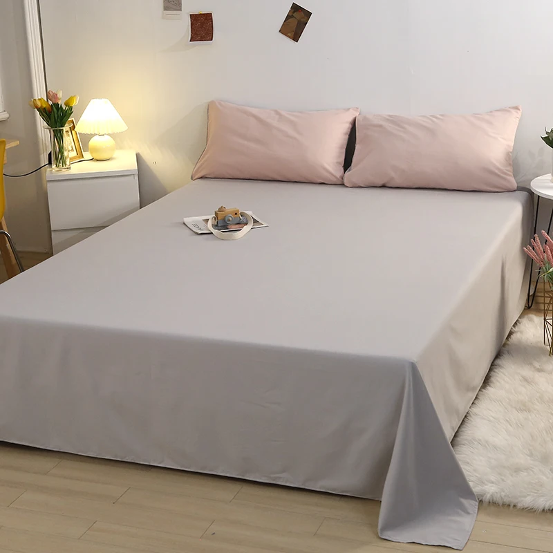 New Arrival Garterized 100% Cotton Washed Cotton Bedding Sheet Set