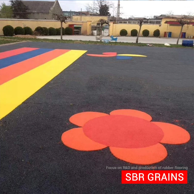 Epdm Rubber Granules Manufacturers 1~3Mm 2~4Mm Crumb Rubber Sbr Recycled Rubber Granules Prices