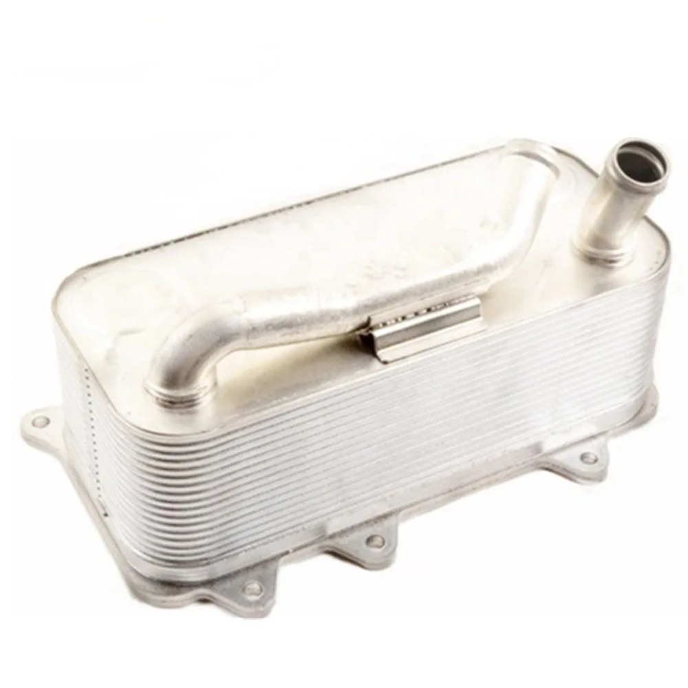 Aluminum Transmission Engine Oil Cooler Kit W/ Oil Filter Assembly For OE: 07L117021F