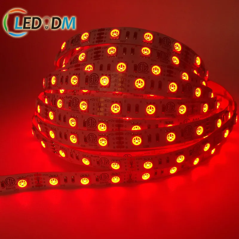  Epistar чип RGB лента освещения 5050 12V 24V 5M/катушка для внутреннего и наружного украшения CE ROHS ETL