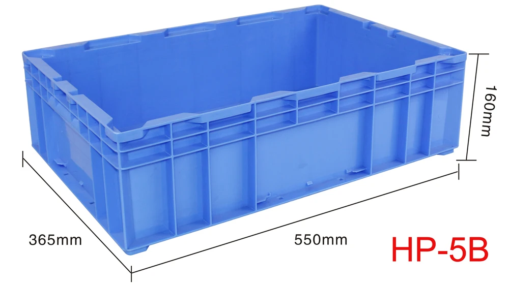large HP Plastic stackable  square Crate