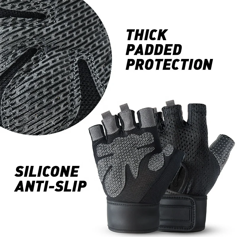 Breathable boodun Best selling cycling race gloves half finger bike gloves Deshacerse de los guantes for women men