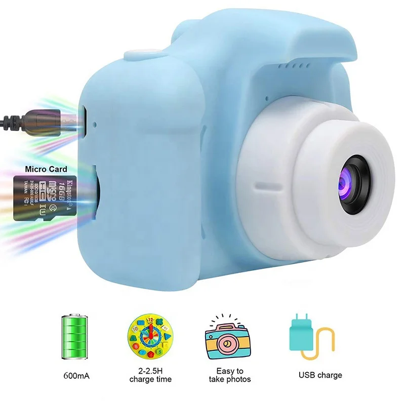 2 Inch HD screen Rechargeable 1080P video Kids Mini Camera Children Toys gift digital cameras for kid