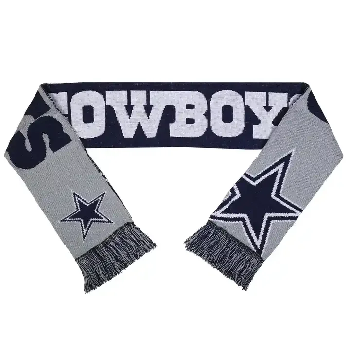 Promotional High Quality Satin Spandex Double Layer Germany De National Custom Football Fan Sport Soccer Neck Scarf Fan Scarf