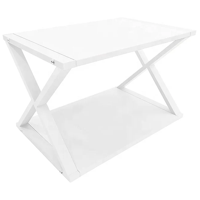 Industrial 2-Tier Metal Printer Stand with under Desk Storage Shelf for Gym and Wholesale Use Office Furniture Printer Stand