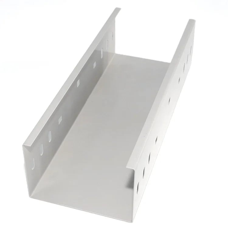 No Drilling Adjustable and Removable Metal Under Office Desk Cable Management Tray