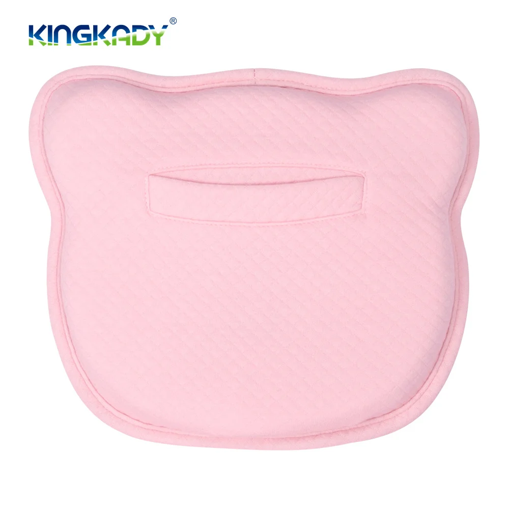 Free Sample Baby Cute Sleep Baby Memory Foam Pillow Newborn 0-12 Months Custom Modern BASF Baby Head Support Character Knitted
