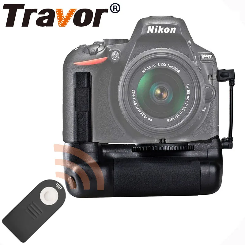 Travor DSLR Vertical Power Holder Camera Battery Grip For Nikon D5500 D5600 EN-EL14a Battery Dedicated