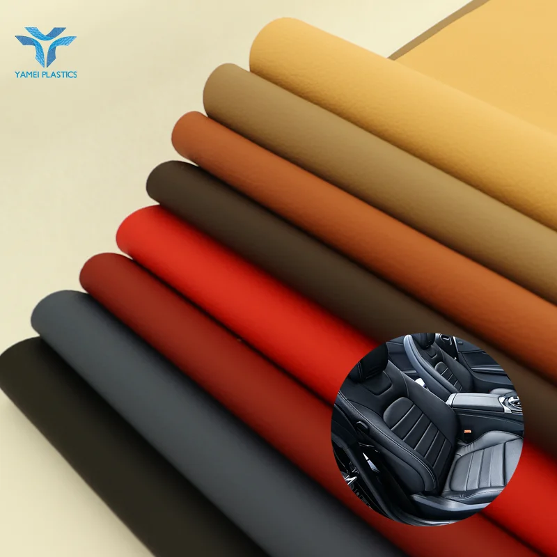 Finest Quality Hydrolysis Resistant Wholesale 1.2mm Faux Synthetic Leather Artificial Microfiber Leather for Car Use Interior
