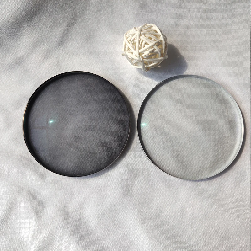 Professional factory Eye wear 65/70mm lens 1.56 photo grey Ophthalmic lenses