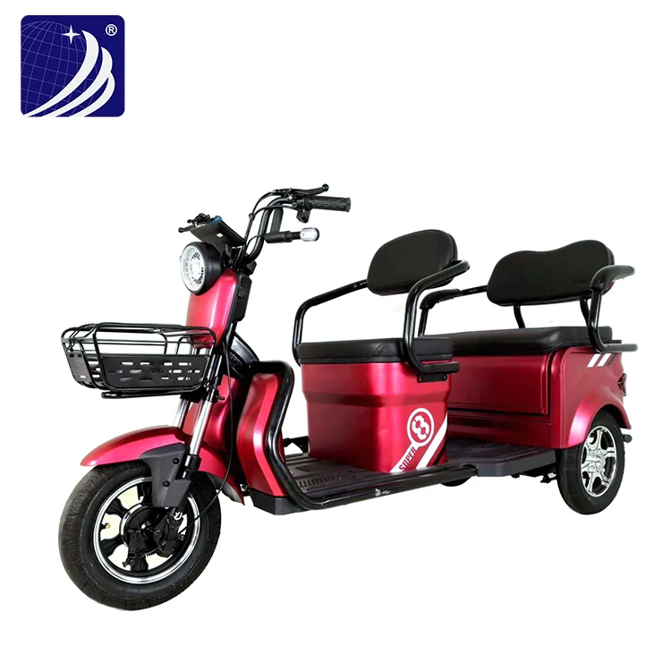 Электрический трехколесный велосипед EEC 2022 городской высокоскоростной мощный Двухместный мини-грузовик 60 в 20 А 1000 Вт