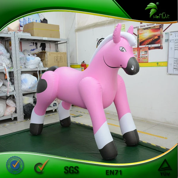 With SPH Inflatable Sexy White Horse / Jumping Bouncing White Inflatable PVC Horse