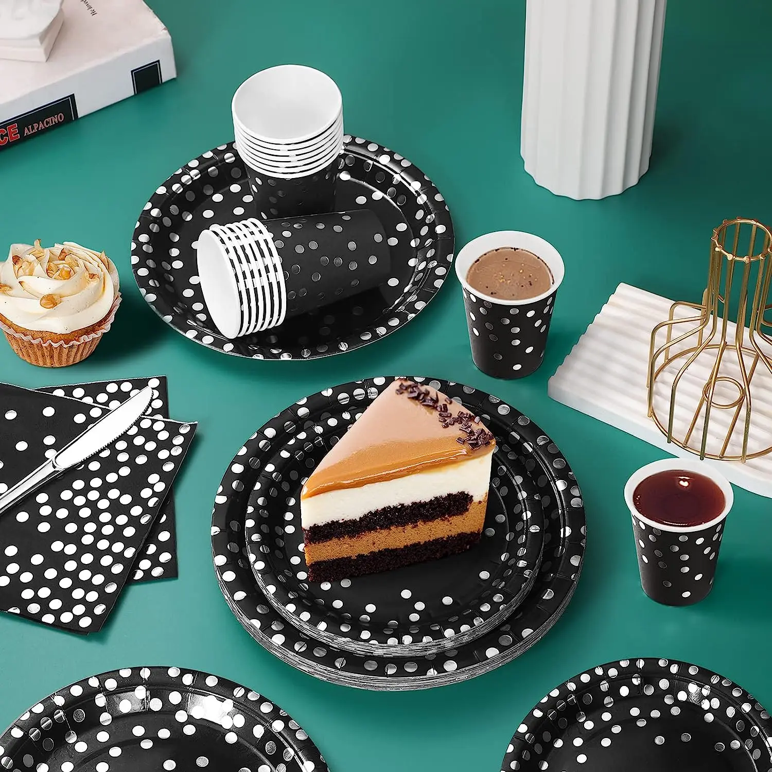 Eco- friendly Disposable Party Food Paper Plate Disposable Tableware Set Party Supplies dinnerware sets