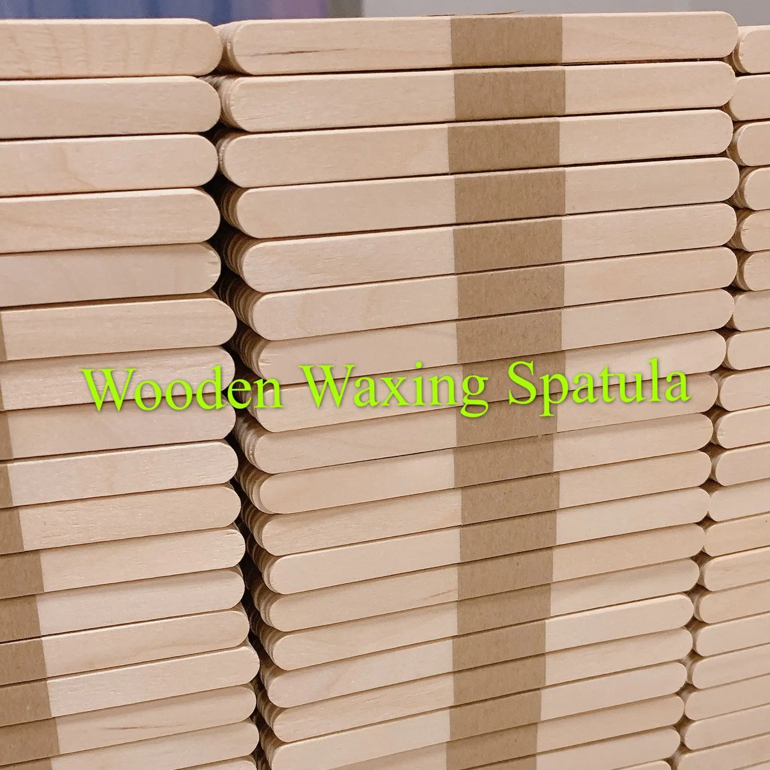 50pcs Woman Wooden Body Hair Removal Sticks Wax Waxing Disposable Sticks Beauty Toiletry Kits Wood Tongue Depressor Spatula