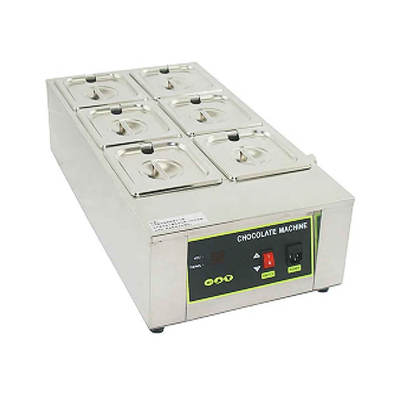 
Popular Commercial Electric Digital 3 pot Chocolate Melter with ce 