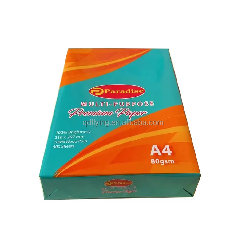 China Made Copy Paper A4 Size 80g  High Quality and Low Price  OEM