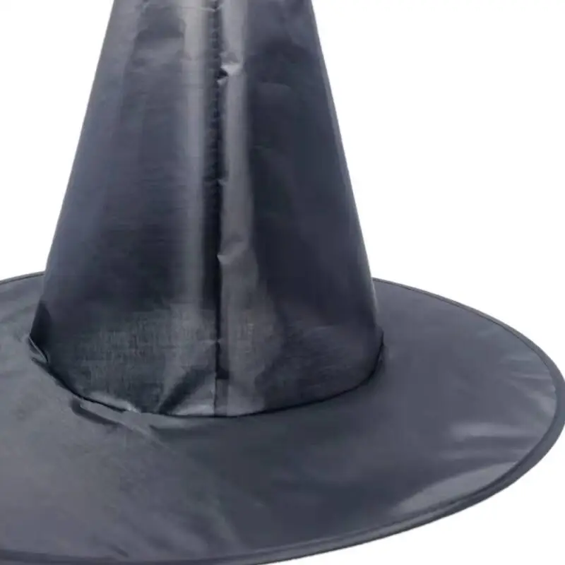 Halloween Witch Hats Adult Black Witch Hats Masquerade Wizard Costume Top Pointed Caps Cosplay Props Party Decoration