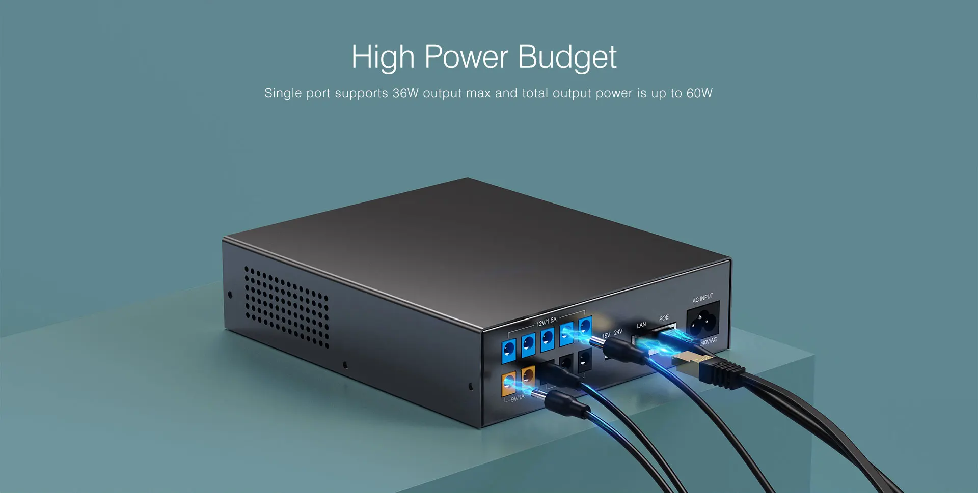 MARSRIVA 2022 Backup Battery Power Supply 17600mAh 9V 12V 15v 24v with PoE Mini DC UPS kp7 For Wifi Router Modem Cctv Camera