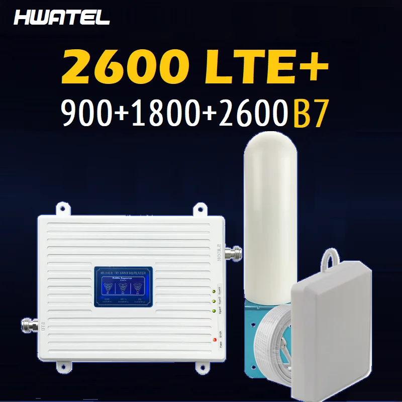 Cellular amplifier Mobile signal booster Repeater gsm 2g 3g 4g 900 1800 2600 band 8 B3 B7 GSM 2G WCDMA LTE DCS 4G LTE+ IMT