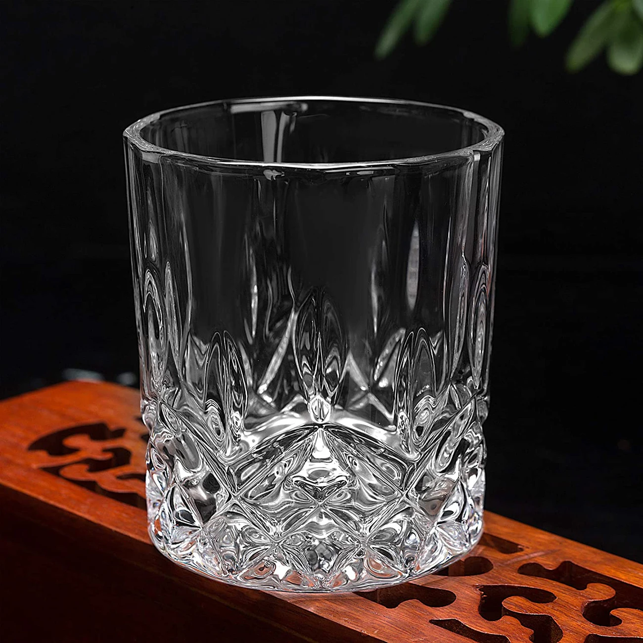 Wholesales  Glasses Hotel&Restaurant Glassware with gold tip Customised LOGO  Glass Cup GlassRound