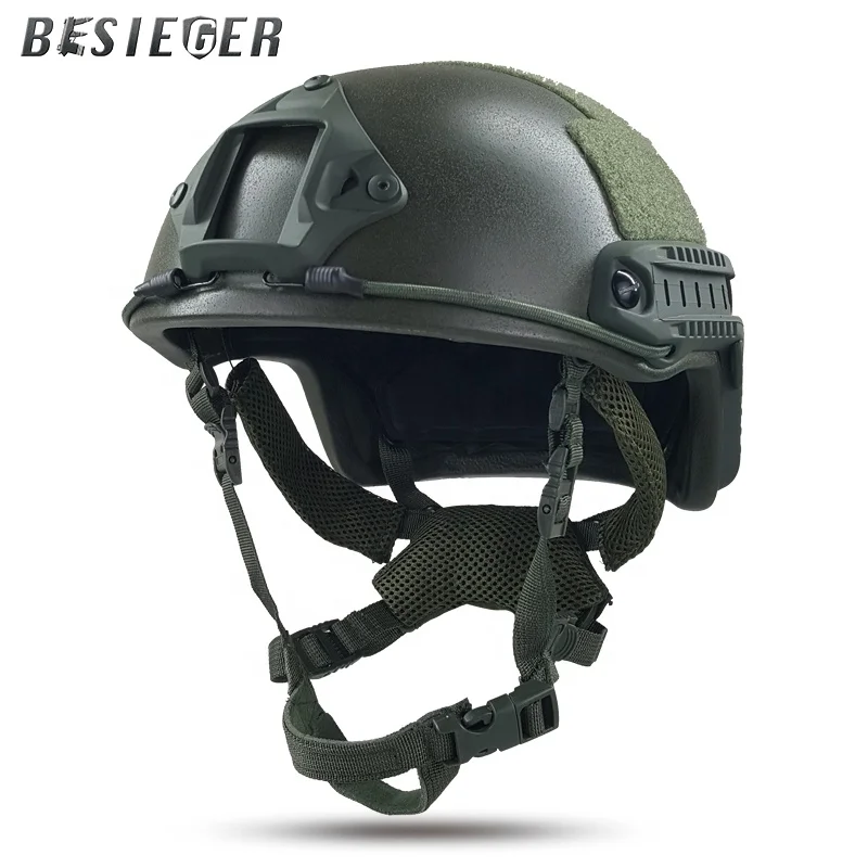 
 Быстрый Тактический Пуленепробиваемый Шлем NIJ IIIA, военный баллистический шлем, военный и полицейский Тактический шлем  