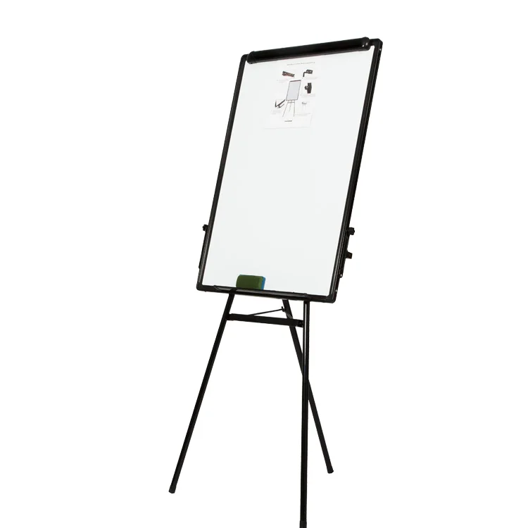 Portable Foldable Magnetic White Board Flip Chart Paper Drawing Board