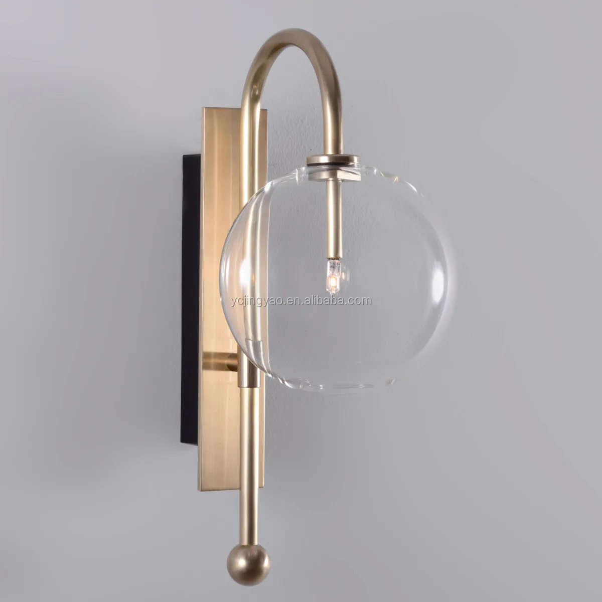 200mm/250mm/300mm/350mm Clear Glass Globe Ball Sphere Light Shade Lamp Covefor Light Fixture