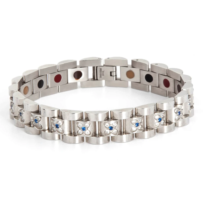 Japan Korea crystal and natural terahertz stone bracelet germanium bracelet 99.999%