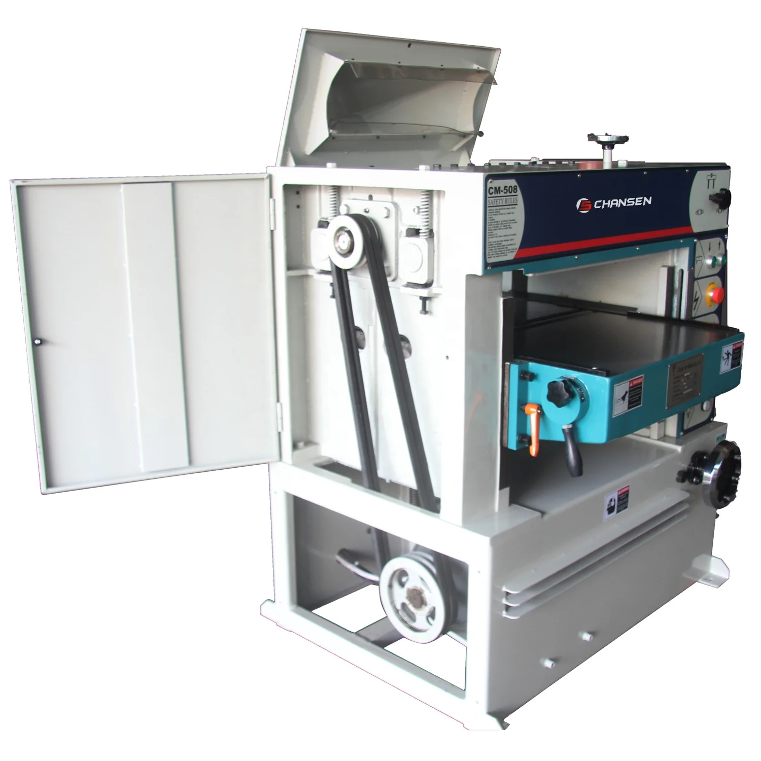 Chansen CM-508S 20inch 10HP Industrial Wood Planer Thicknesser with Helical Cutterhead