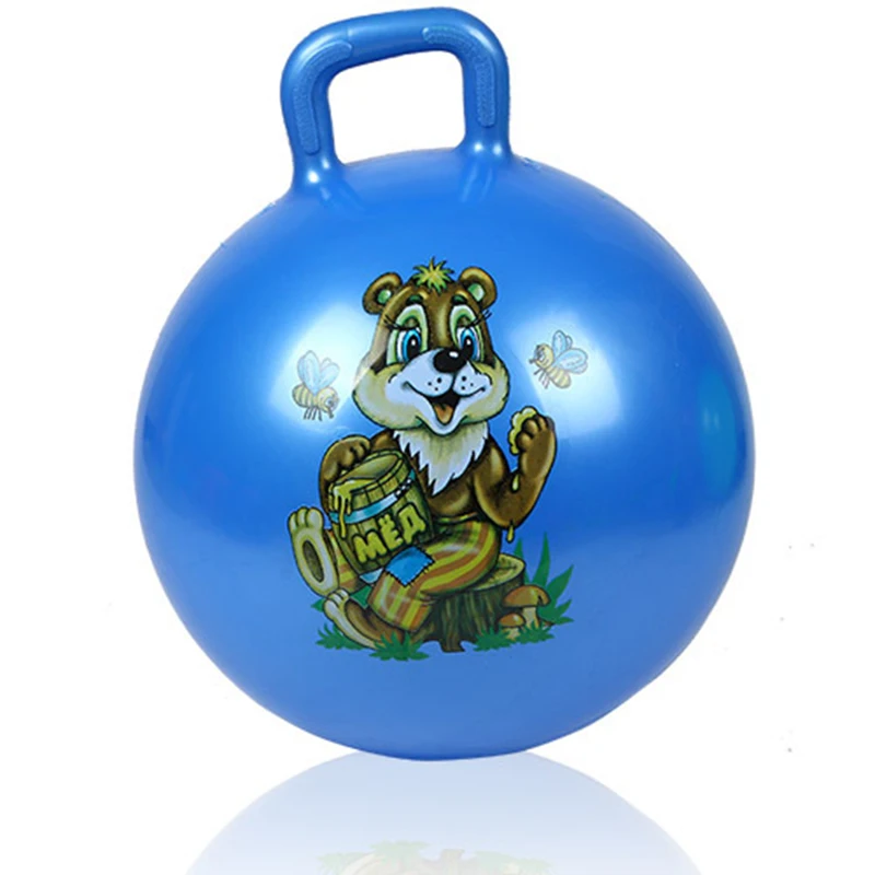 PVC Inflatable Ball Toy Children Jumping Balls Hopper Ball With handle 2022
