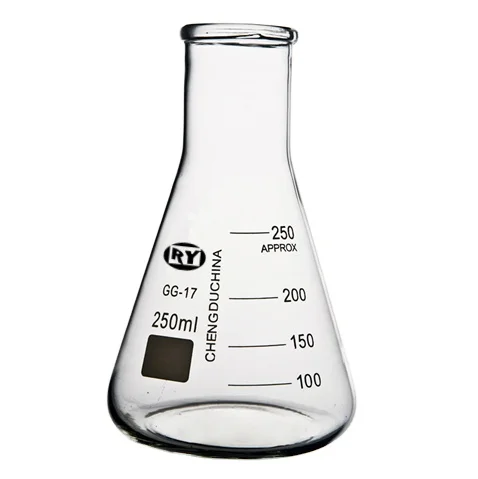 Лабораторная стеклянная посуда коническая колба