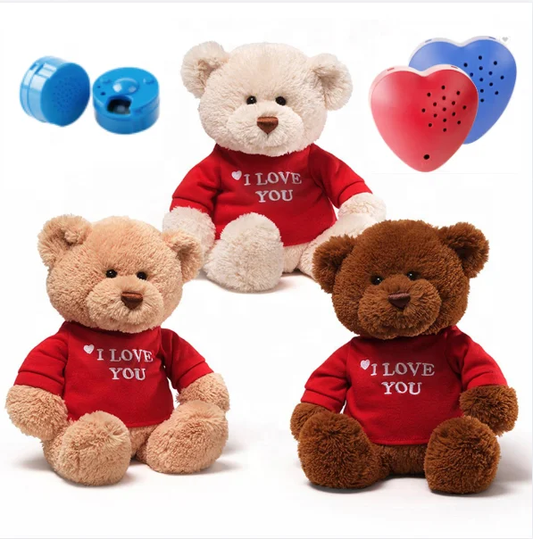 Hot-selling valentines gifts wholesale Heart sound voice music chip recorder module for plush toy ,stuffed animals
