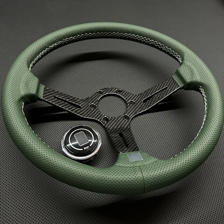 2023 Hot new carbon fiber bracket steering wheel car modified with high-quality steering wheel