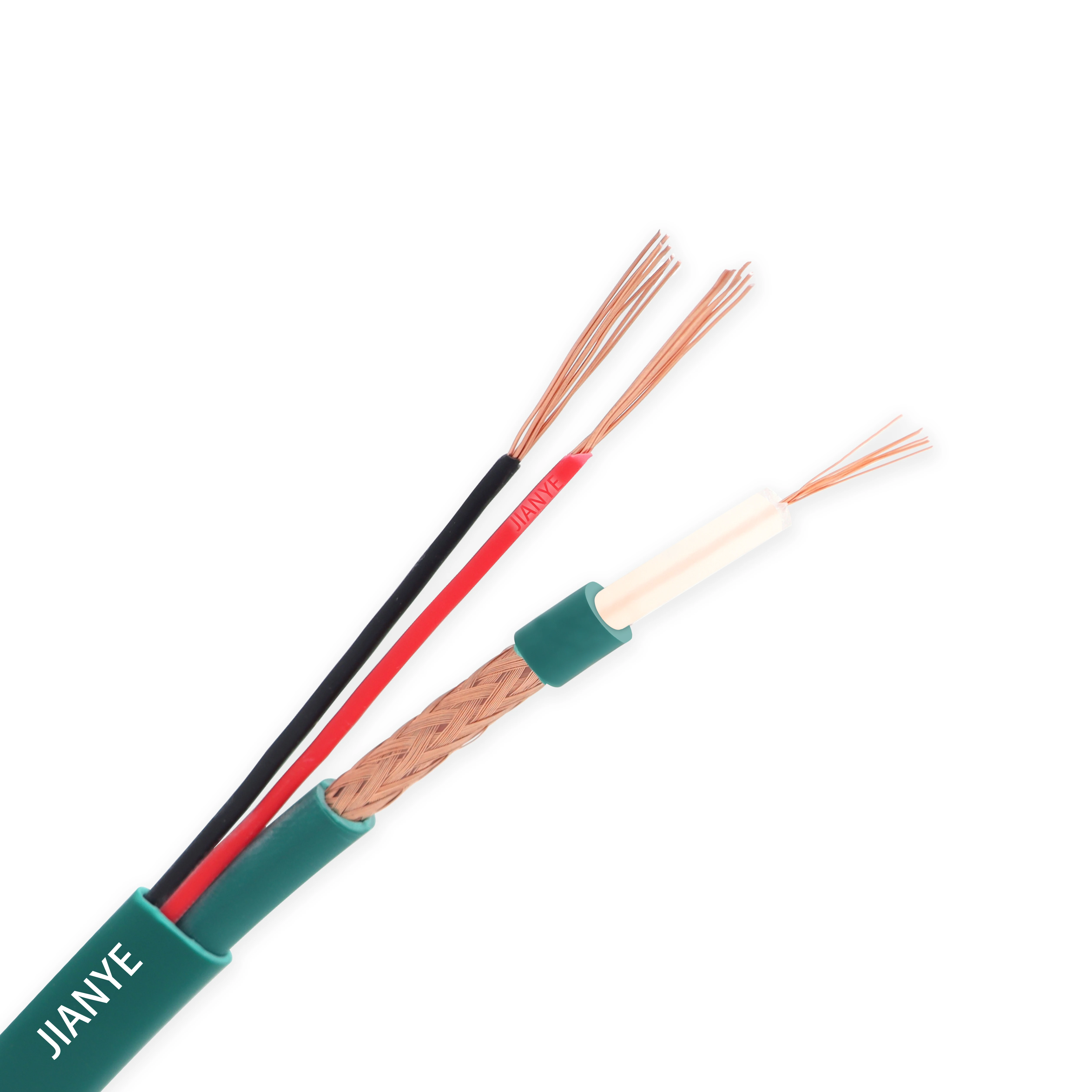 Китайская фабрика хорошее качество Kx7 + 2DC 2c силовой провод прочный полиэтиленовый коаксиальный кабель для камеры видеонаблюдения