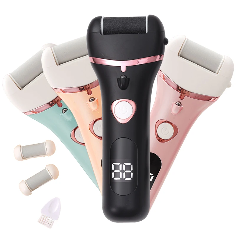 Electric Foot Sharpener Waterproof USB Rechargeable Callus Remover LED Pedicure Foot File