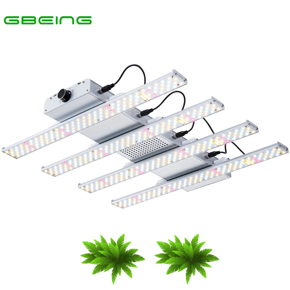 dropshipping supplier Factory wholesale 4 bar samsung led grow light full spectrum for plants grow with 5 levels knob dimmer