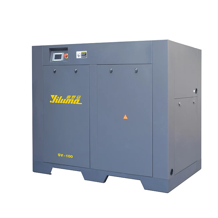 75kw 100hp energy saving low noise heavy duty screw type air compressor kaesar