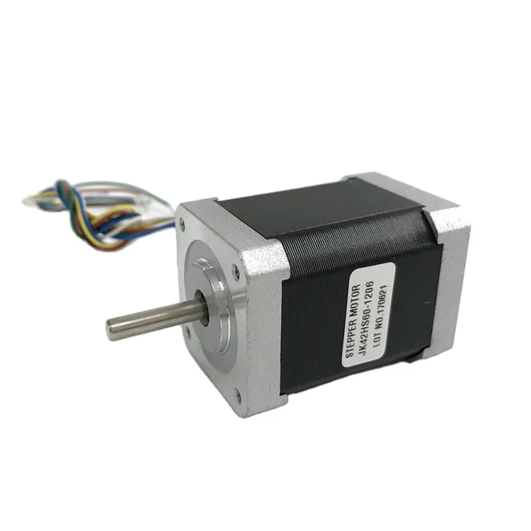 NEMA17 and 42mm*60mm 6.5kg.cm 2phase 1.8degree hybrid stepper motor with round shaft diameter 5mm and leading wire 300mm