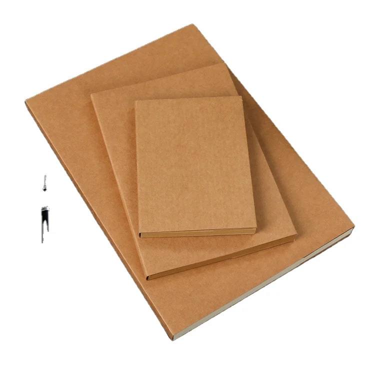 
A5/B5 bare Notebook Lock line notebook notepad thickened inner core blank sketch DIY Notebook 