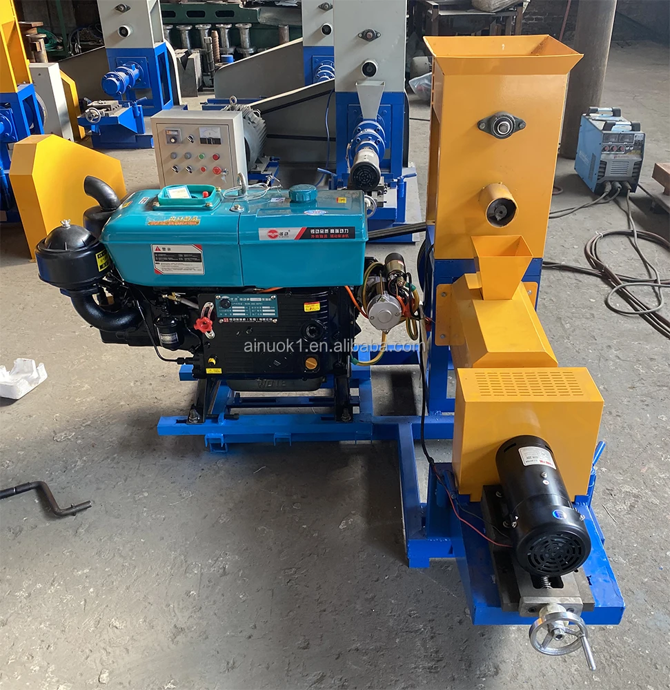floating fish feed extruder floating fish feed machine