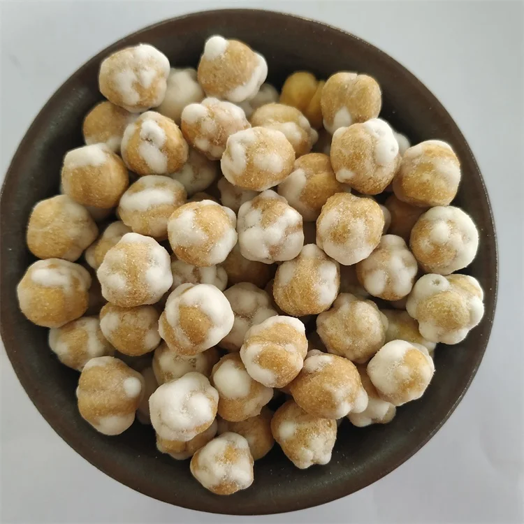 Chinese new crop hot sale snacks chickpeas coated with wasabi