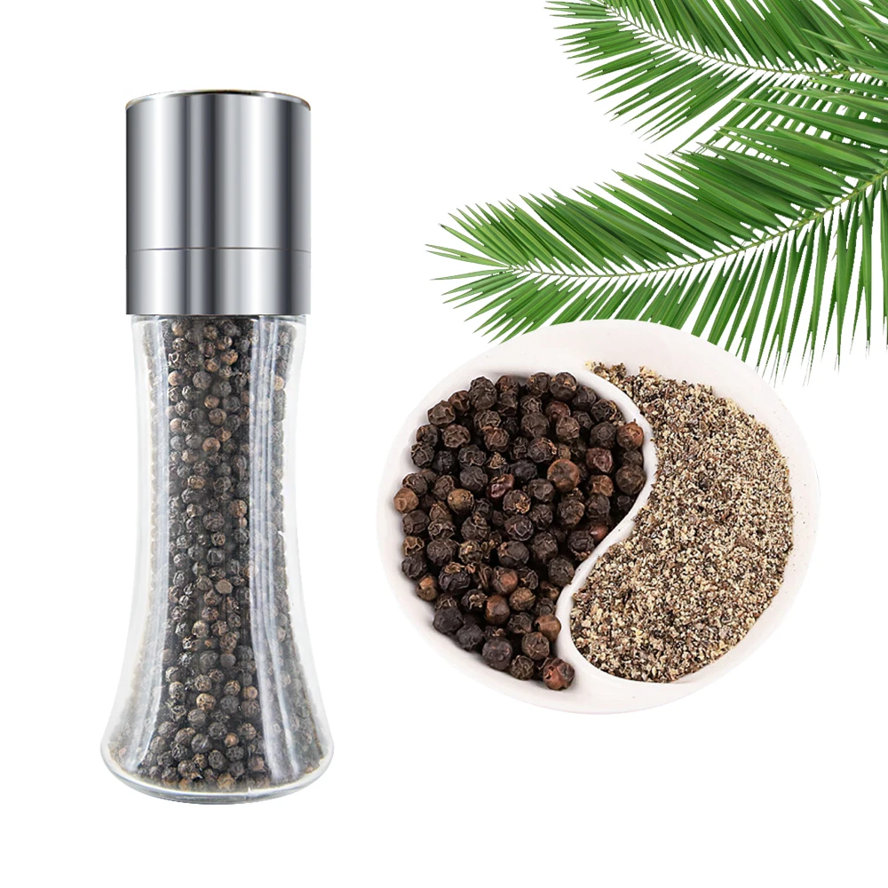 Kitchen Gadgets Stainless Steel Manual Salt and Pepper Mills