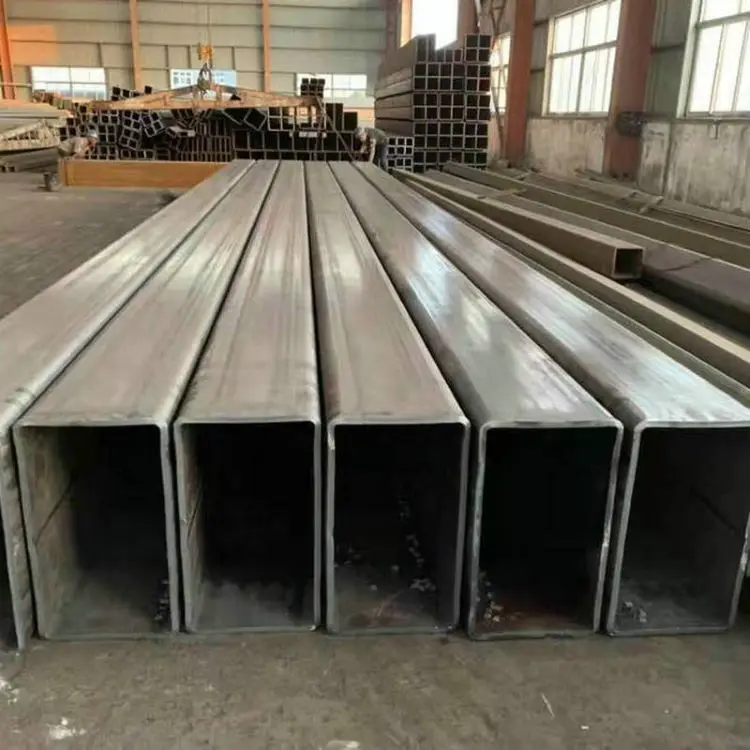 China factory exports carbon steel welded rectangular pipe tube hollow section