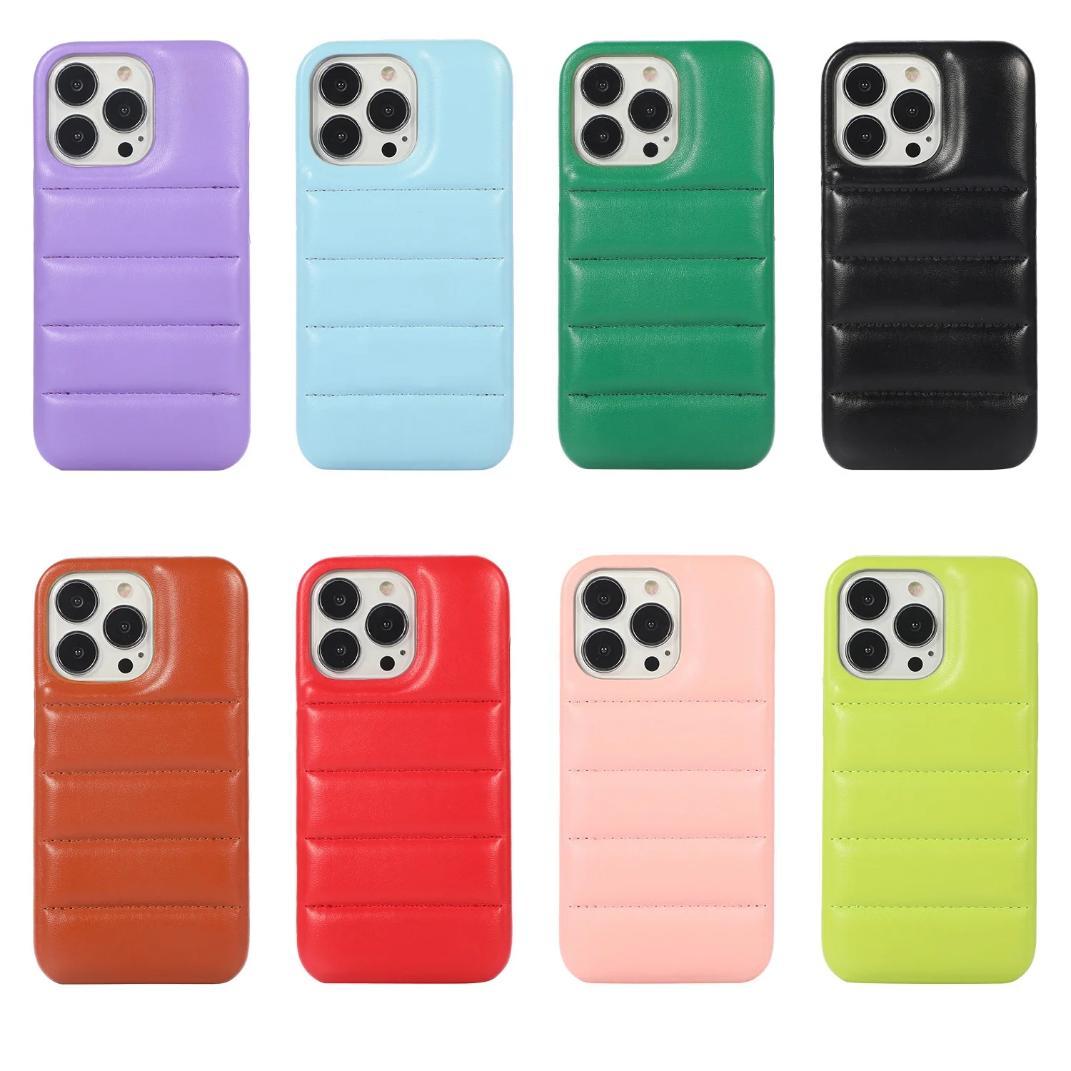 Wik_MS Korean style new Cotton-filled down jacket phone case mobile accessories phone Case