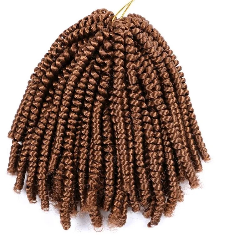 High temperature crochet hair extensions Synthetic Spring Twist Hair crochet hair braids for women