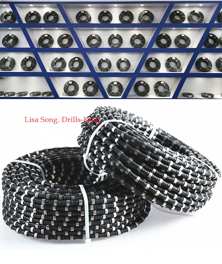 Диаметр 11 5 мм 10 Алмазная проволочная пила веревка для резки камня и железобетона