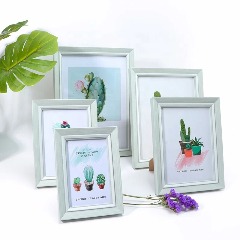 Simple Style Polystyrene Plastic Picture Photo Frame A4