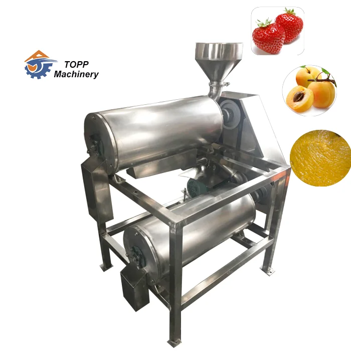 automatic strawberry seed removing machine fruit tomato mango pulper machine